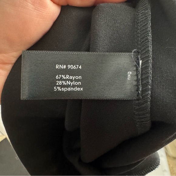 Boston Proper Ponte Knit Pull On Legging Black Size Large - Picture 6 of 7